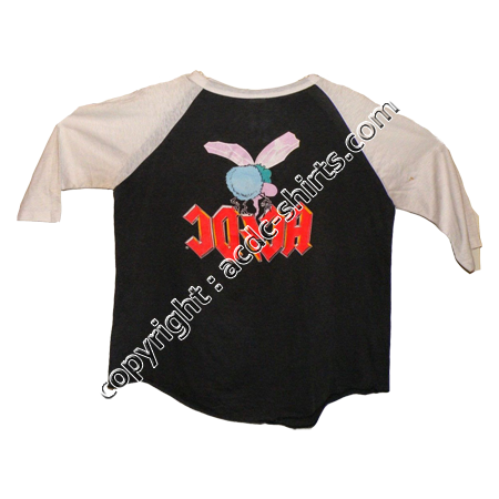 Sweat Europe AC/DC 1985-86 verso