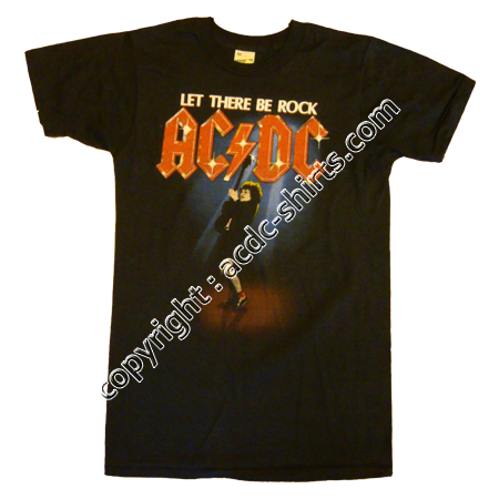 Shirt Europe AC/DC 1981-82 recto