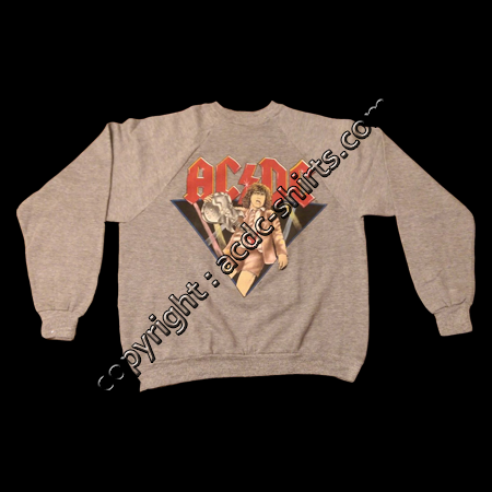 Shirt UK AC/DC 1981-82 recto