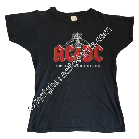 Shirt USA AC/DC 1982 recto