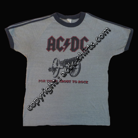 Shirt USA AC/DC 1982 recto