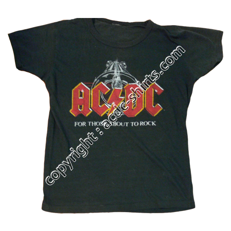 Shirt USA AC/DC 1982 recto