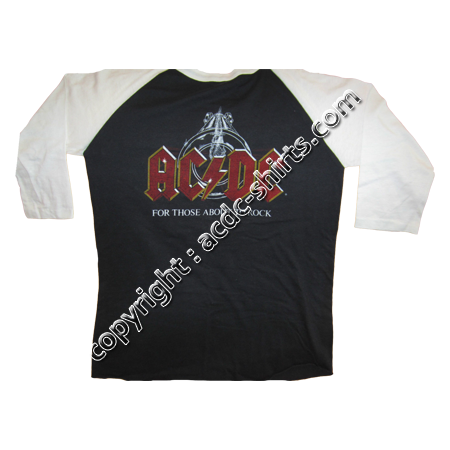 Shirt USA AC/DC 1982 recto