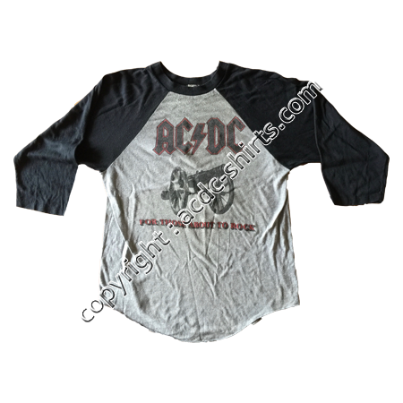 Shirt USA AC/DC 1979-80 recto