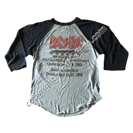 Shirt USA AC/DC 1979-80 verso