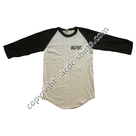 Shirt USA AC/DC 1979-80 recto