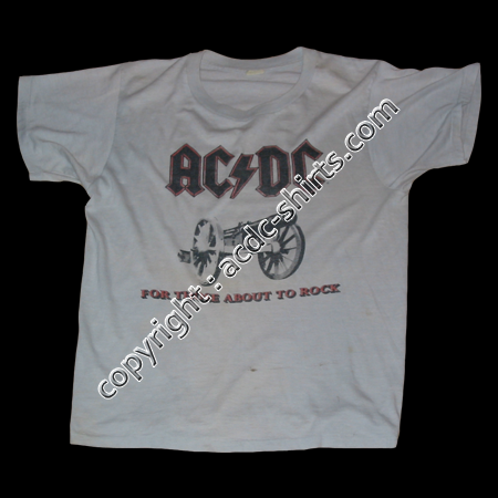 Shirt USA AC/DC 1979-80 recto