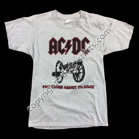 Shirt USA AC/DC 1979-80 recto