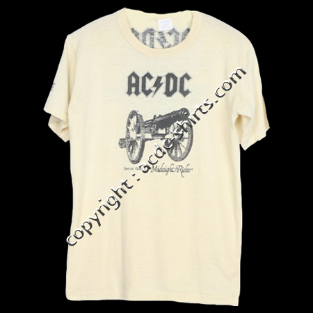 Shirt USA AC/DC 1981-82 recto