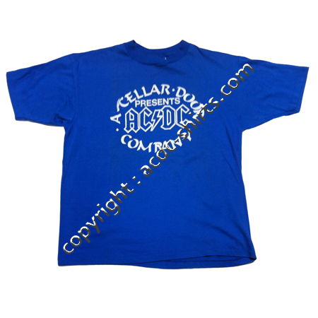 Shirt USA AC/DC 1981-82 recto