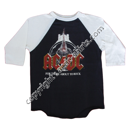 Shirt USA AC/DC 1981 recto