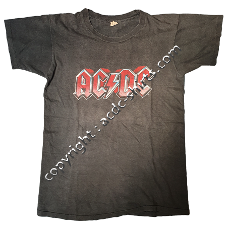 Shirt USA AC/DC 1981-82 recto