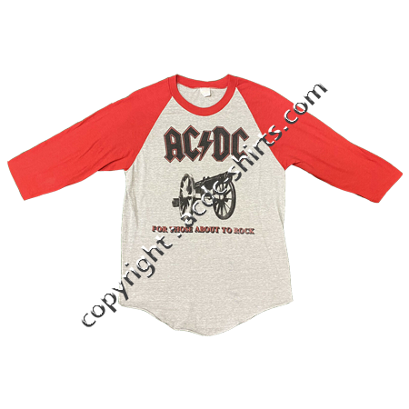 Shirt USA AC/DC 1981-82 recto