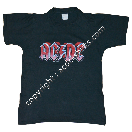 Shirt USA AC/DC 1981-82 recto