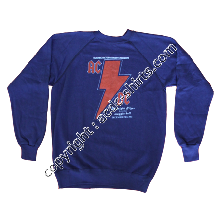 Sweat USA AC/DC 1981 recto