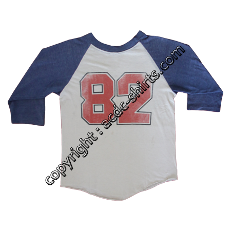 Shirt USA AC/DC 1982 verso