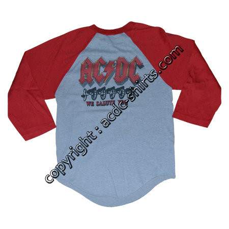 Shirt USA AC/DC 1982 verso