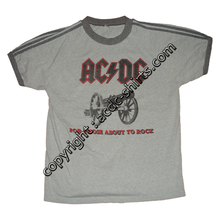 Shirt USA AC/DC 1982 recto