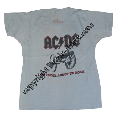 Shirt USA AC/DC 1981-82 recto