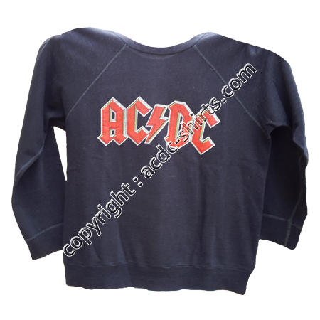 Sweat France AC/DC 1980 recto