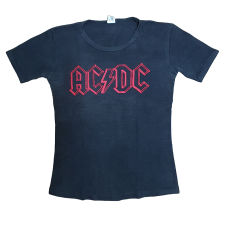 Shirt UK AC/DC 1979-80 recto