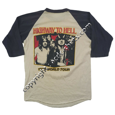 Shirt World AC/DC 1979-80 verso