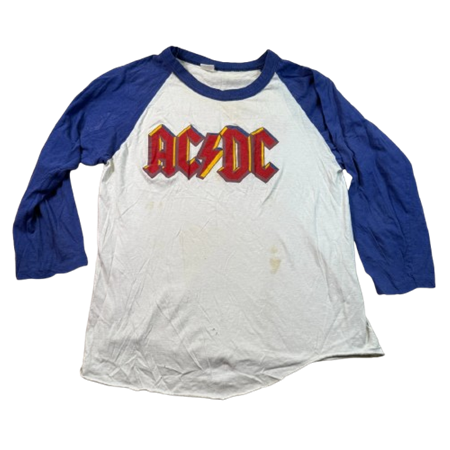 Shirt World AC/DC 1979-80 recto