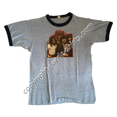 Shirt World AC/DC 1979-80 recto