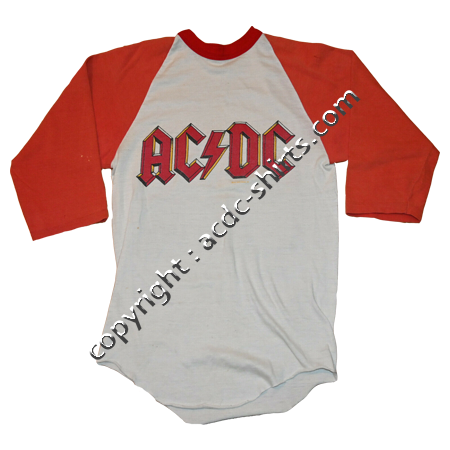 Shirt World AC/DC 1979-80 recto