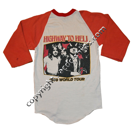 Shirt World AC/DC 1979-80 verso