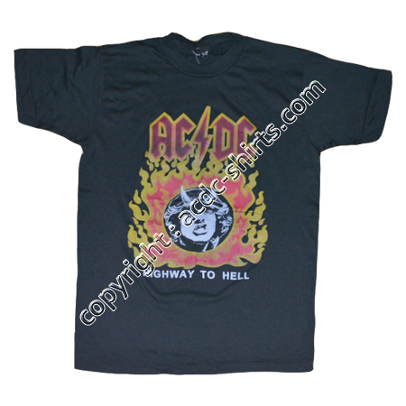 Shirt World AC/DC 1979-80 recto