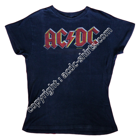 Shirt World AC/DC 1979-80 recto