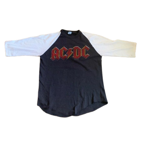 Shirt World AC/DC 1979-80 recto