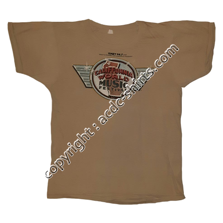 Shirt USA AC/DC 1978-79 recto