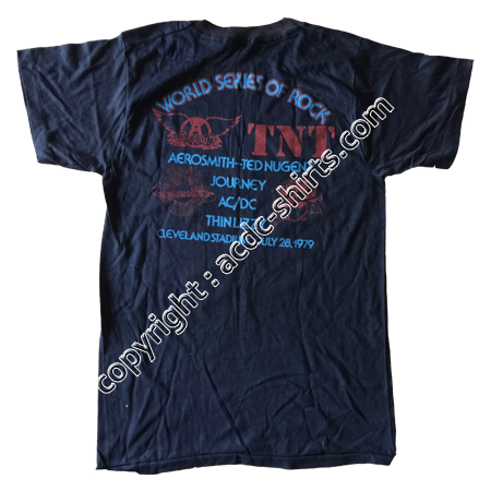 Shirt USA AC/DC 1978-79 verso