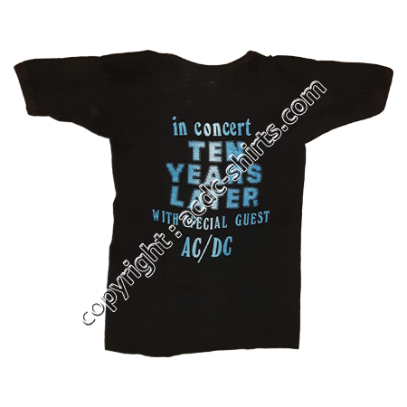 Shirt USA AC/DC 1978 verso