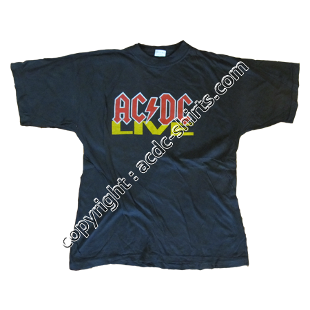 Shirt AC/DC recto