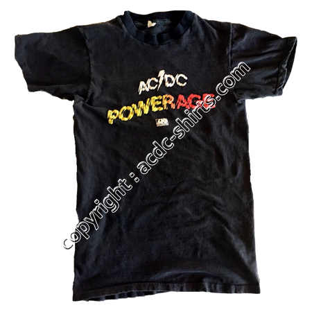 Shirt AC/DC recto