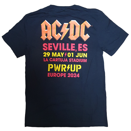Shirt Europe AC/DC 2023-2024 verso