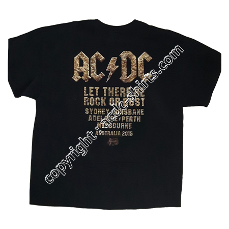 Shirt Australia AC/DC 2015-2016 verso