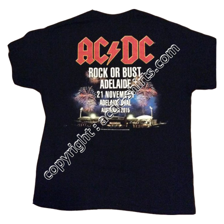 Shirt Australia AC/DC 2015-2016 verso