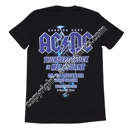 Shirt Australia AC/DC 2015-2016 verso