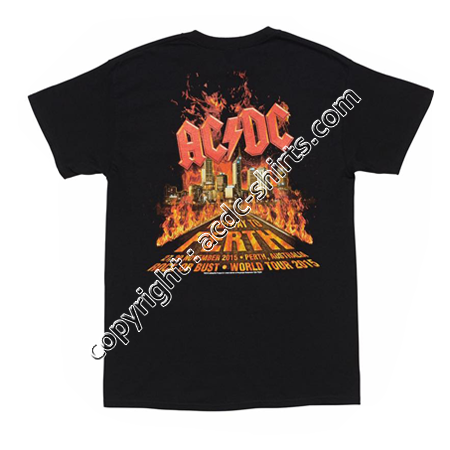 Shirt Australia AC/DC 2015-2016 verso