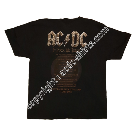 Shirt Australia AC/DC 2015-2016 verso