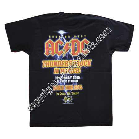 Shirt Europe AC/DC 2015-2016 verso