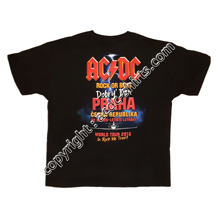 Shirt Europe AC/DC 2015-2016 verso