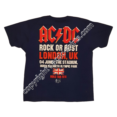 Shirt Europe AC/DC 2015-2016 verso