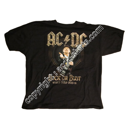 Shirt Europe AC/DC 2015-2016 recto