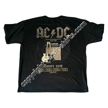 Shirt Europe AC/DC 2015-2016 verso