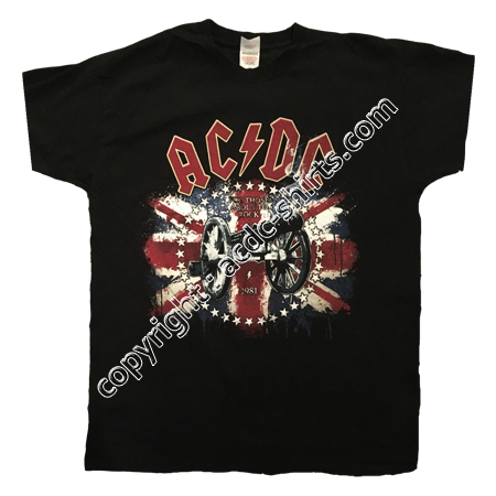 Shirt Europe AC/DC 2015-2016 recto